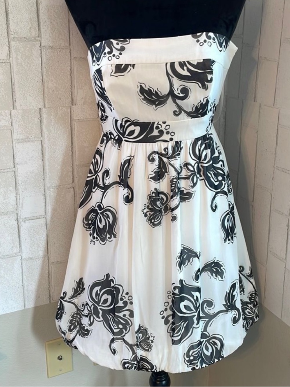 White House black market floral mini dress